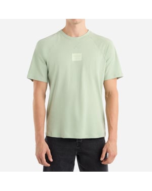 Umbro Heren Gelaagd Box Logo T-Shirt (Frosty groen)