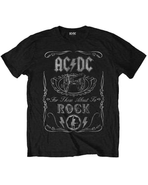 AC/DC Kinderen/Kinderen Cannon Swig Vintage Katoenen T-Shirt (Zwart)