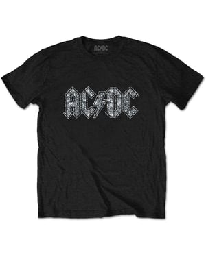 AC/DC Kinderen/Kinderen Diamante Logo T-Shirt (Zwart)