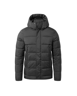 Craghoppers Heren Gevoerde Winterjas (Zwart)