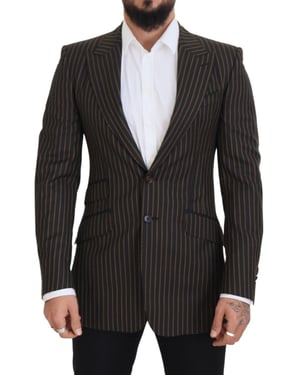Pinstripe Blazer Klassieke Formele Kleding
