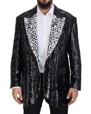Paillette Blazer Dalmatiër Kraag
