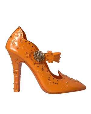 Versierde PVC Pumps in Mary Jane-stijl