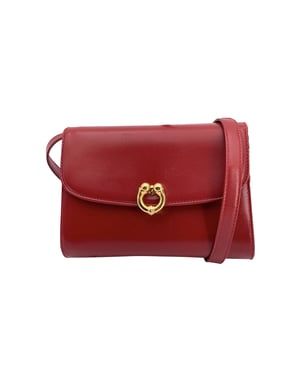 Vintage leren crossbodytas van Gucci