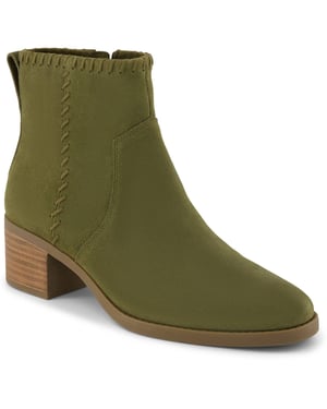 TOMS Delilah Hakken Suède Dames Khaki Enkelboots