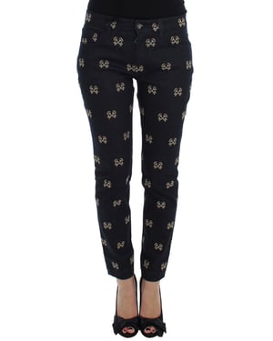 Key Print Slimfit Jeans