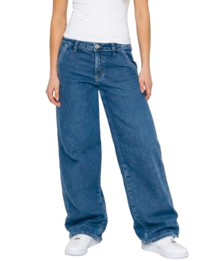 Enzo | Dames Baggy Jeans