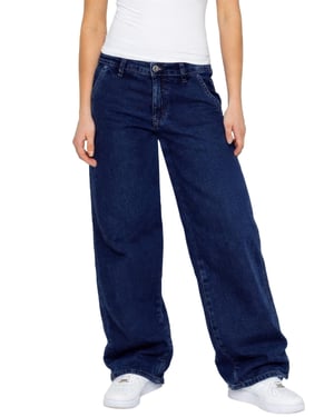 Enzo | Dames Baggy Jeans