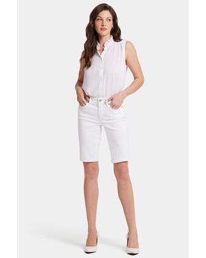 Briella Korte Witte Gedempte Jeans | Optisch Wit
