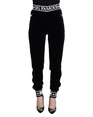 Velvet Joggingbroeken Met Een Relaxte Pasvorm