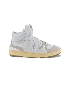 Lanvin Clay hoge sneakers Wit