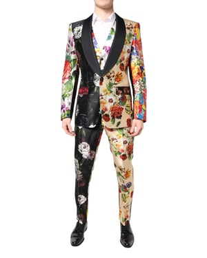 Bloemenprint Pak Tweedelig