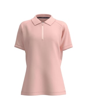 Forelson Dames/Dames Blockley Zip Neck Poloshirt (Roze)