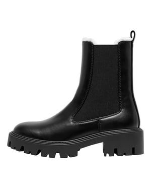 Only Dames/Dames Betty-9 Enkellaarsjes (Zwart)