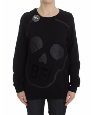 Schedel Sweatshirt Met Grafische Print