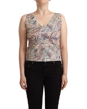 Paisley Print Mouwloos Topje