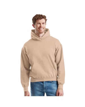 Fruit of the Loom Mannen Supercotton Hoodie (Woestijnzand)