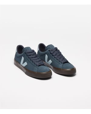 Veja Campo Suède Dames Nautico Staal Eagle Sneakers