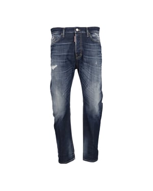 Dsquared2 Donker Marineblauw Desert Wash Bro Jeans