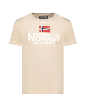 Geographical Norway Tee SS Jacky Shirt Beige