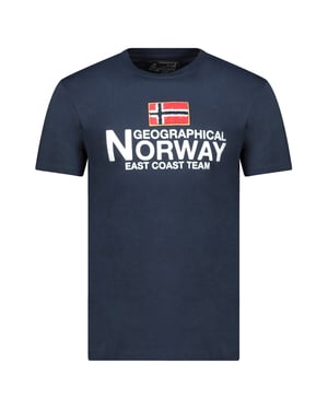 Geographical Norway Tee SS Jacky Shirt Blauw