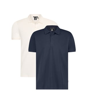 Gaastra Polo SS Royal Polo 2-Pack Combi Deal Blauw