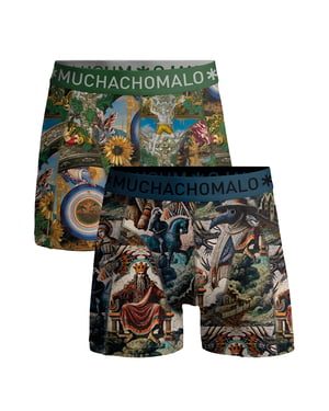 Muchachomalo Heren Boxershorts - 2-Pack - Mannen Onderbroeken