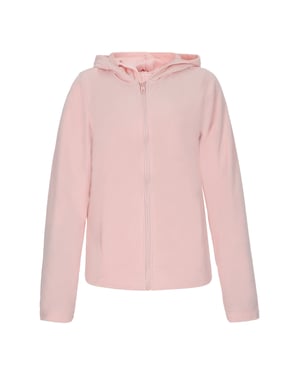 Mymo Fleece jas Dames lichtroze