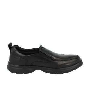 Hush Puppies Heren Harold Leren Slip-on Flats (Zwart)
