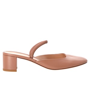Gianvito Rossi Tivoli muiltjes 55 in beige leer