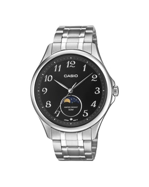Casio Casio Collectie Heren Zilveren Horloge MTP-M110D-1AVER
