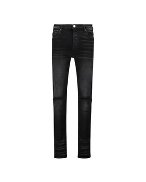 Amiri Slash Verouderde Zwarte Jeans