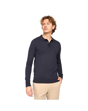 Solution Trui Ralf Polo Knit Blauw
