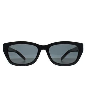 Saint Laurent Cat Eye Vrouwen Glimmend Zwart Grijs SL M153