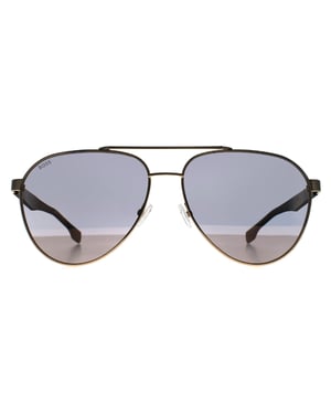 Hugo Boss Aviator Heren Goud Zwart Goud Spiegel BOSS 1485/S