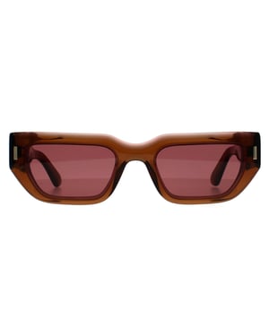 Calvin Klein Rechthoek Unisex Transparant Bruin Roze Donker Paars CK24500S
