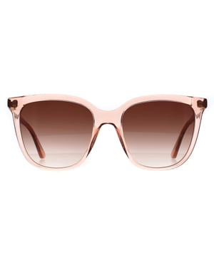 Calvin Klein Cat Eye Womens Transparant Rose Pink Peak Pink Gradient CK23506S