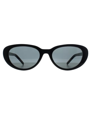 Saint Laurent Cat Eye Vrouwen Glimmend Zwart Grijs SL M154