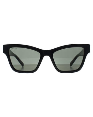 Gucci Cat Eye Dames Glimmend Zwart Grijs GG1982S