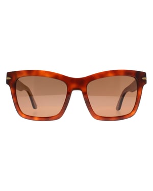 Serengeti Square Womens Shiny Classic Havana Mineral Polarized Drivers Winona