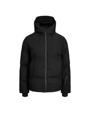 Jack & Jones Jas winter Fusion Technical Puffer Zwart