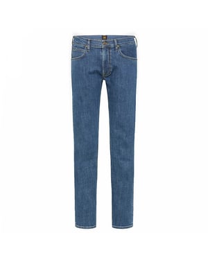 Lee - Broek - Luke Mid Stone Wash Blue