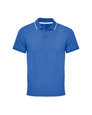 SOLS Unisex Volwassen Palermo Poloshirt (Koninklijk Blauw/Wit)