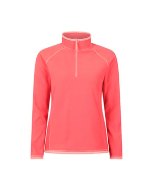 Mountain Warehouse Dames/Dames Montana Half Zip Fleece Top (Helder Roze)