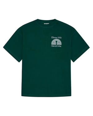 Ellesse Heren Club Di Corsa T-Shirt (Donkergroen)