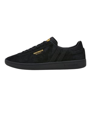Patrick Mens Monaco Suède Cupsole Sneakers (Zwart)
