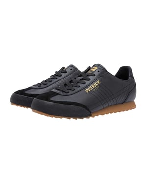 Patrick Leren heren Villan Trainers (Zwart)