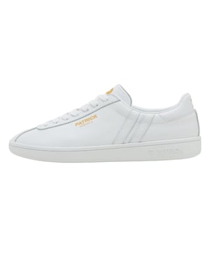 Patrick Mens Monaco Suède Cupsole Sneakers (Wit)
