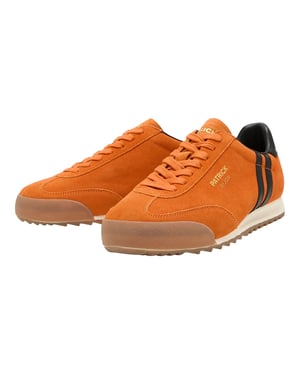 Patrick Mens Dijon Suède Hardloopschoenen (Oranje/Zwart)