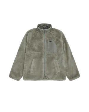 Reebok Dames Double Monkey Fleece Jasje (Sage)